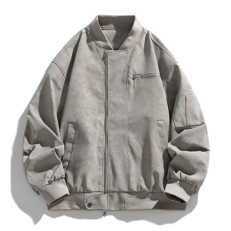 Herren Modische Bomberjacke mit praktischen Taschen Echo Archiv