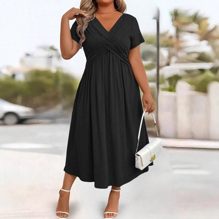 Damen lockeres Maxi-Kleid Echo Archiv