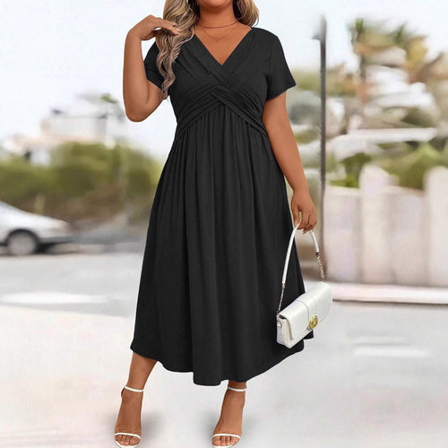 Damen lockeres Maxi-Kleid Echo Archiv