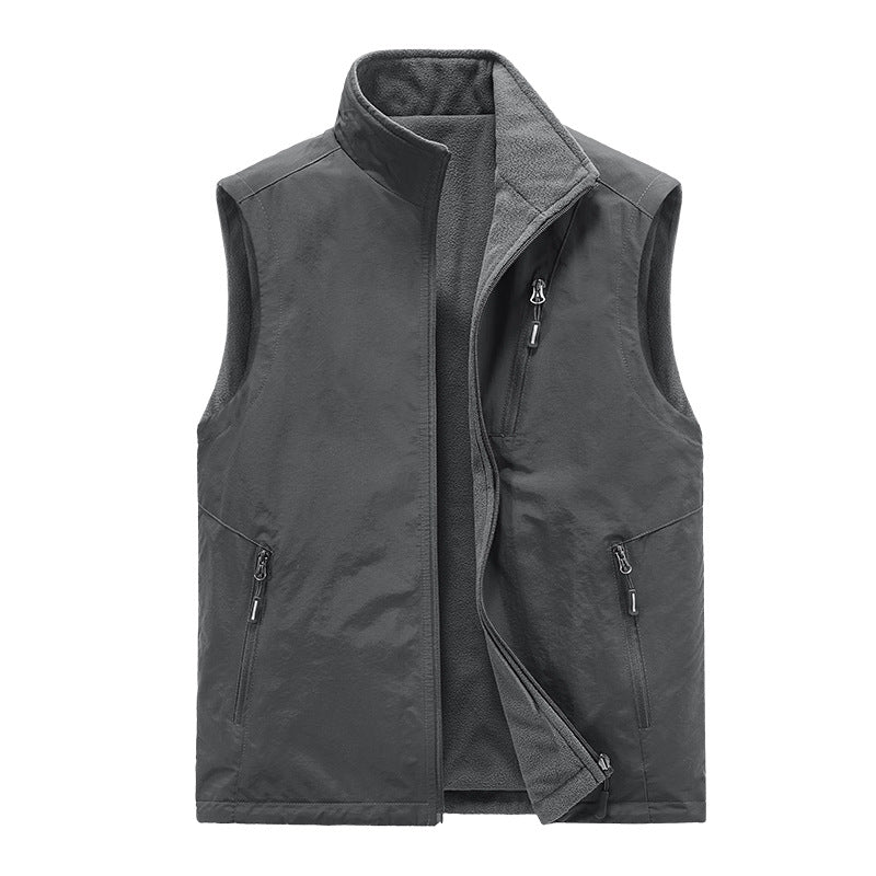 Herren Fleece Weste Echo Archive