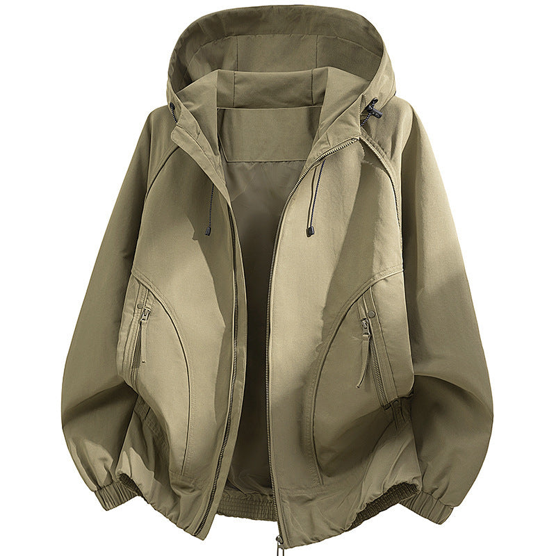 Herren technische Kapuzen-Softshelljacke mit verstellbarer Kapuze und Utility-Taschen Echo Archiv
