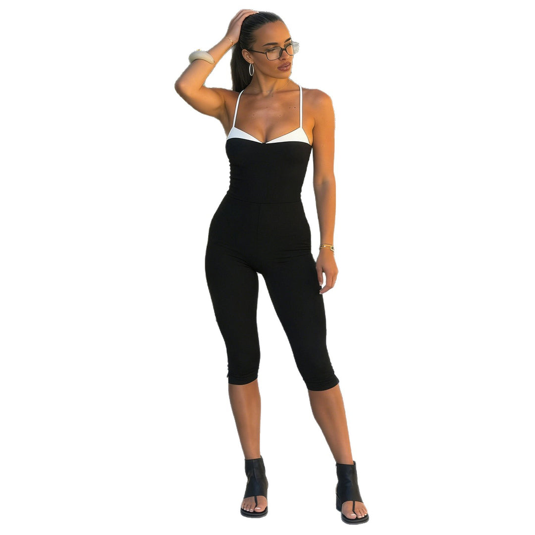 Damen Jumpsuit mit schmalem Schnitt und Trägern Echo Archiv