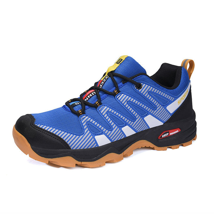Herren robuste Trail‑Hybrid‑Sneaker mit verstärkter Zehenkappe und griffiger Offroad‑Profilsohle – Tavélo