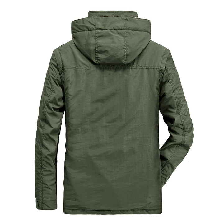 Herren Thermo-Parka mit Teddyfleece-Innenfutter, Kapuze und Multifunktionstaschen Echoarchiv