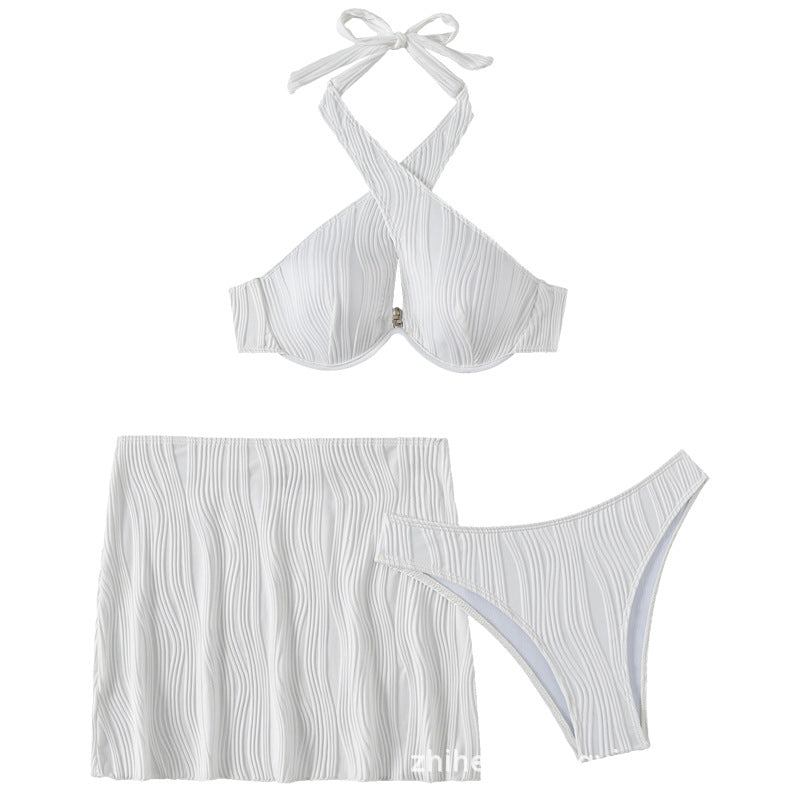 Damen Bandeau-Bikini-Oberteil mit detailverliebt gerafftem Design Echo Archiv