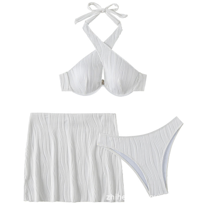 Damen Bandeau-Bikini-Oberteil mit detailverliebt gerafftem Design Echo Archiv