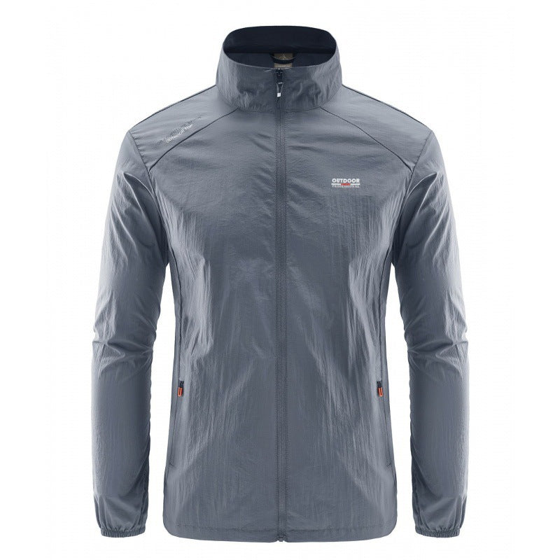 Herren Leichte Outdoor-Jacke mit hohem Kragen Echo Archiv