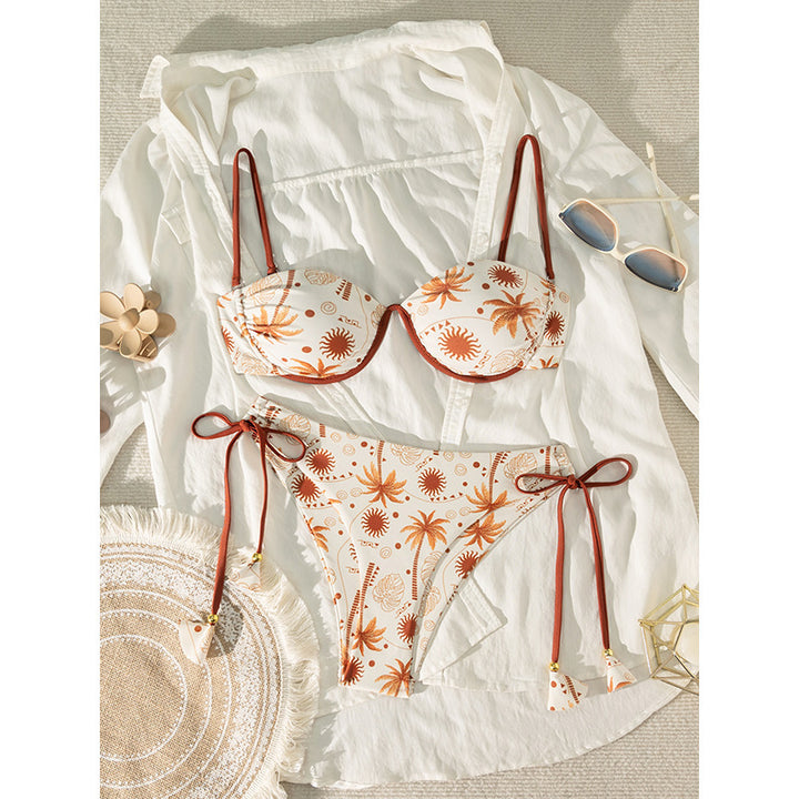 Damen Push-Up-Bikini mit floralem Design Echo Archiv