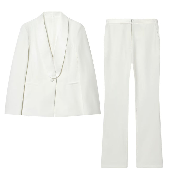 Damen Smoking-Blazer mit Schalkragen und Ein-Knopf-Verschluss Echo Archiv