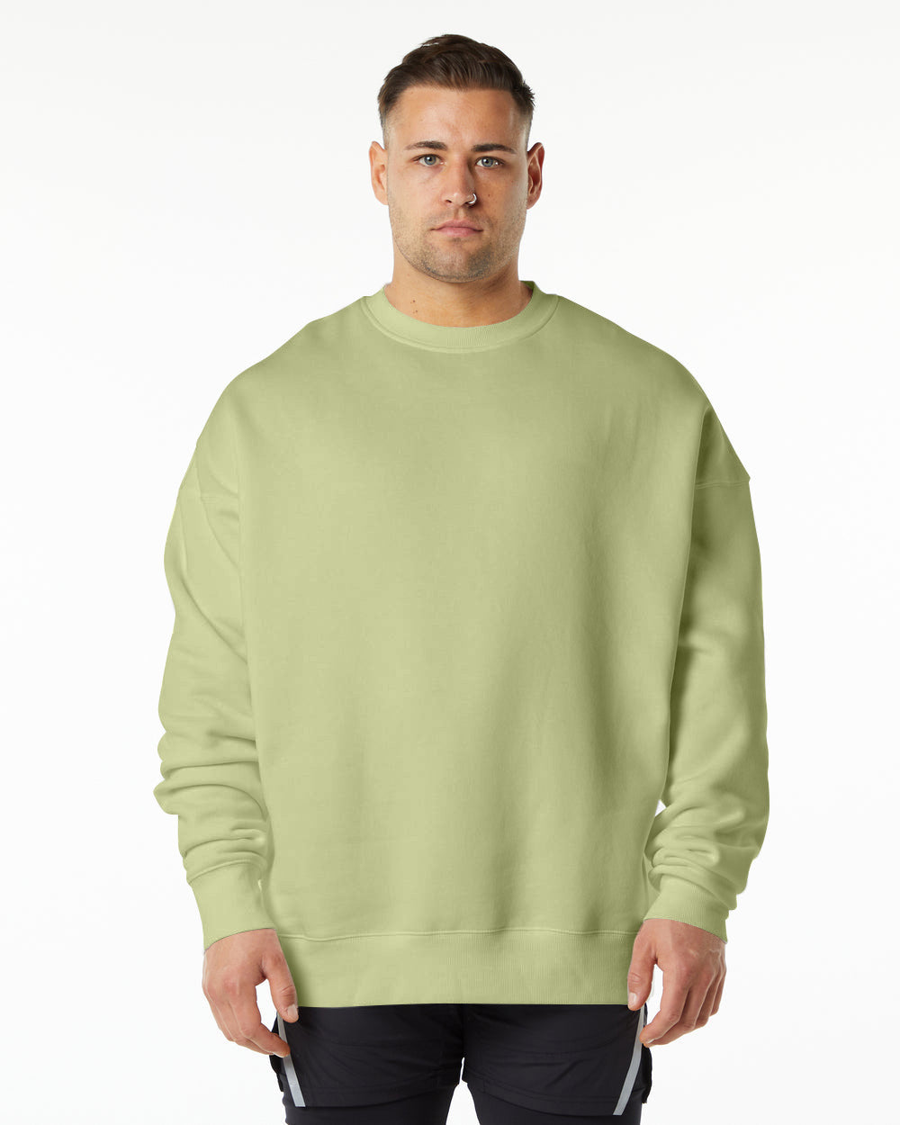 Herren Oversized Sweatshirt mit kuscheligem Innenfutter Echoarchiv