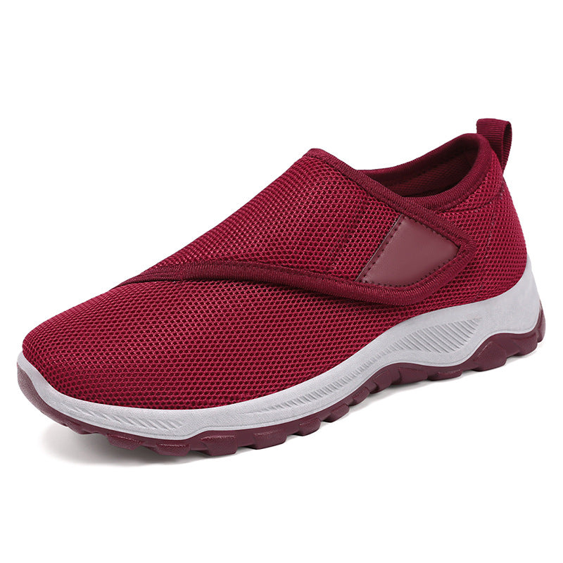 Damen nan atmungsaktive Slip-On Sneaker mit Klettverschluss und gedämpfter EVA-Zwischensohle Echo Archiv