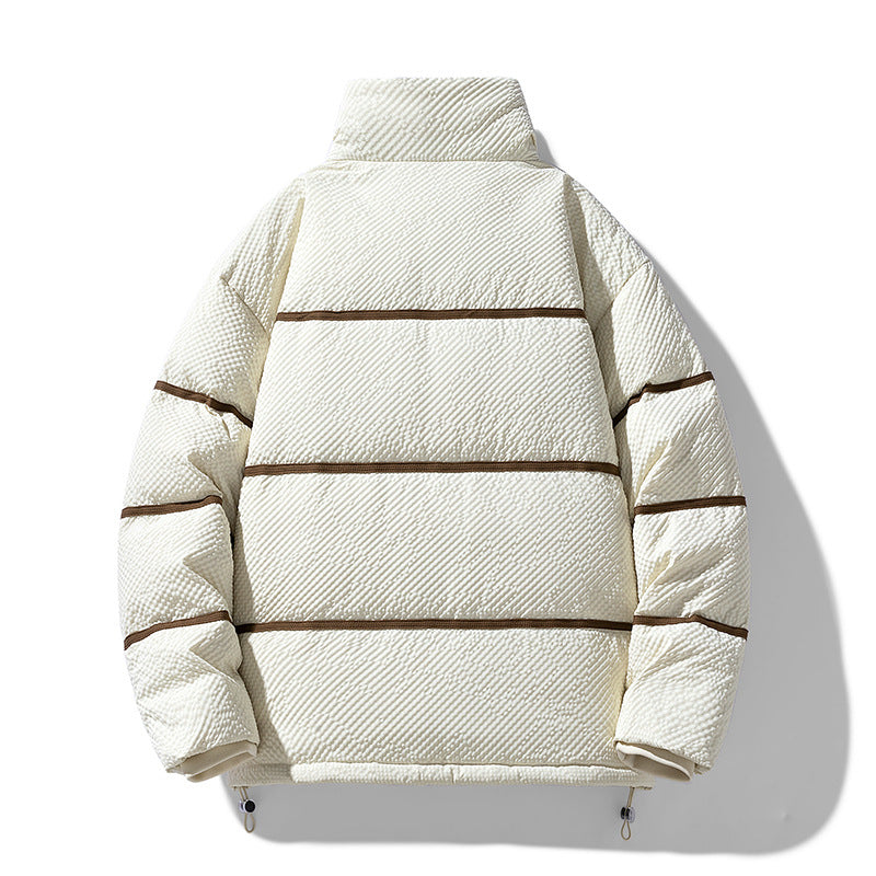 Herren stilvolle Steppjacke mit reflektierenden Akzenten Echoarchiv