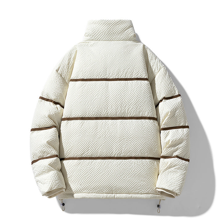 Herren stilvolle Steppjacke mit reflektierenden Akzenten Echoarchiv