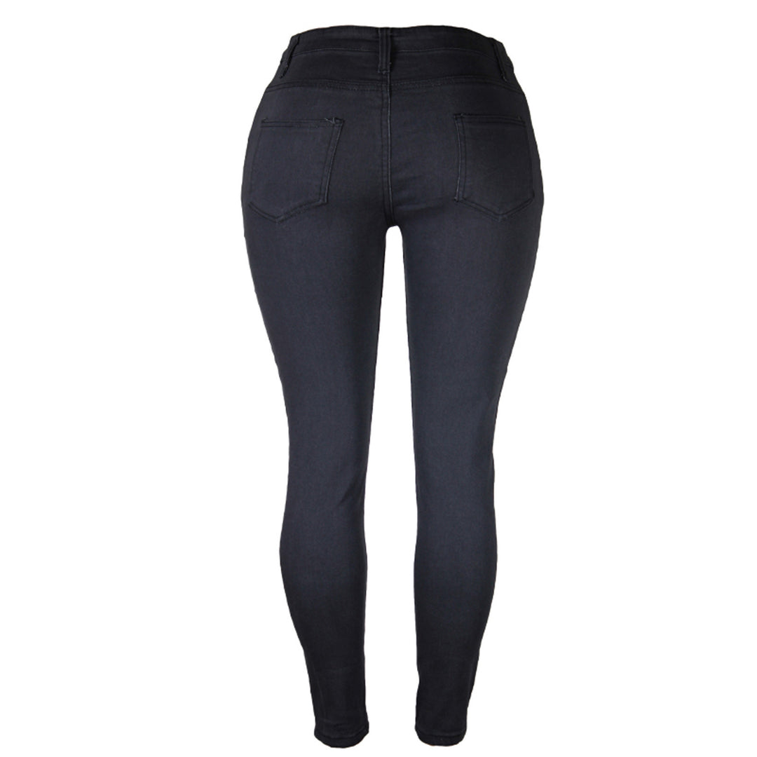 Damen nan hochgeschnittene Sculpt-Skinny-Jeans mit formendem Stretchbund und klassischem Five‑Pocket‑Schnitt Echo Archiv