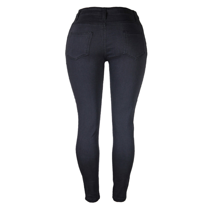 Damen nan hochgeschnittene Sculpt-Skinny-Jeans mit formendem Stretchbund und klassischem Five‑Pocket‑Schnitt Echo Archiv