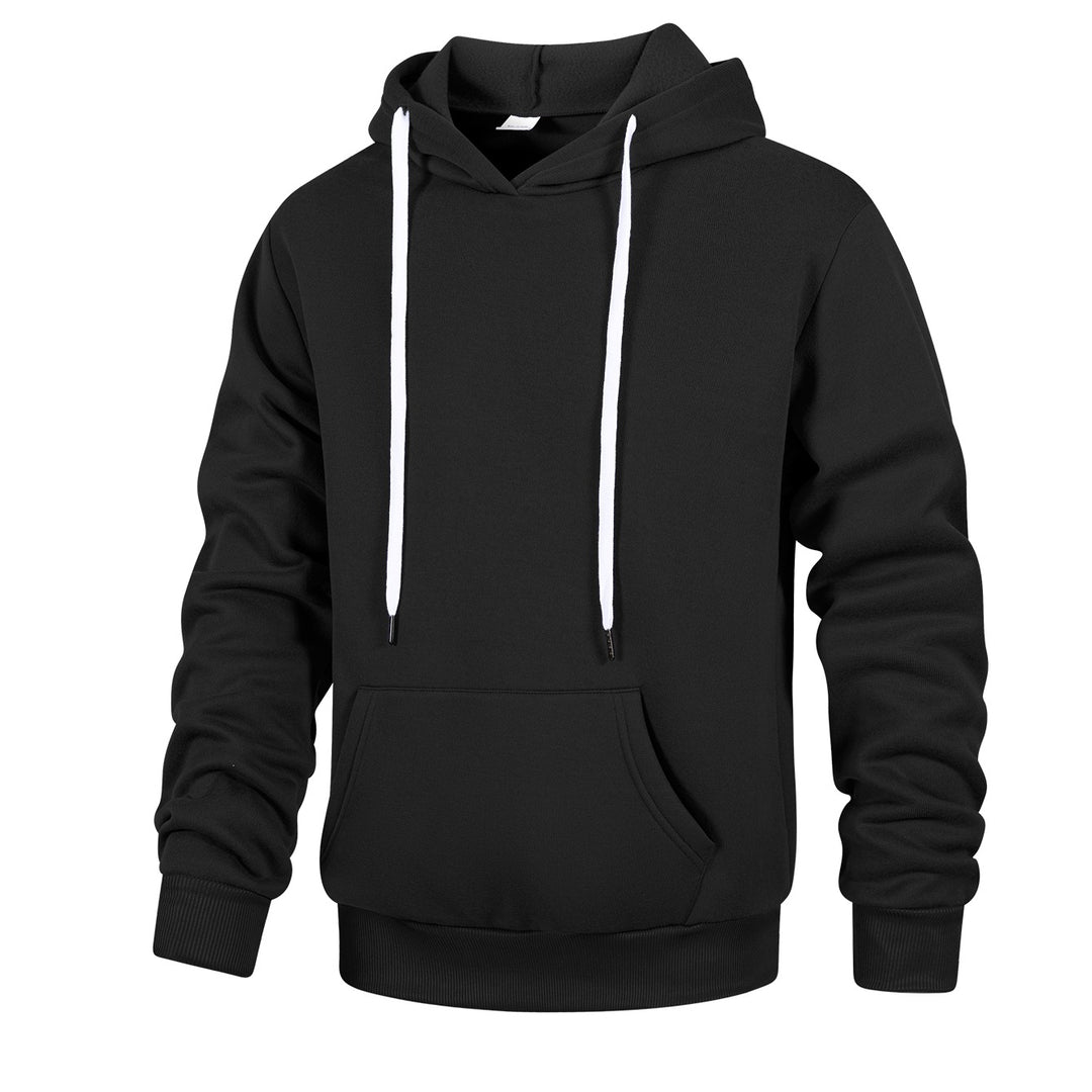 Herren Kapuzenpullover aus French‑Terry mit Kängurutasche & geripptem Saum Echo Archiv