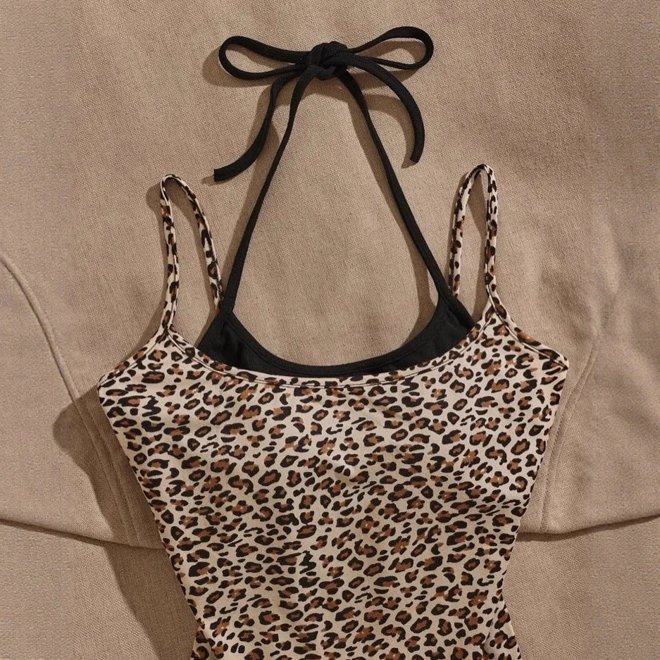 Damen Leichtes Oberteil mit Leopardenmuster Echo Archiv