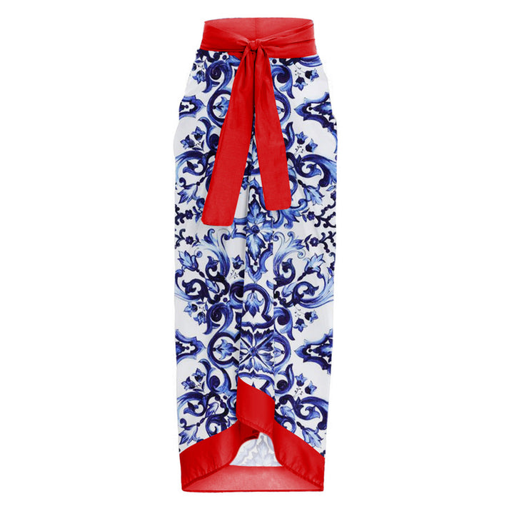 Damen Bikiniset mit floralem Muster und eleganten Rüschendetails Echo Archiv