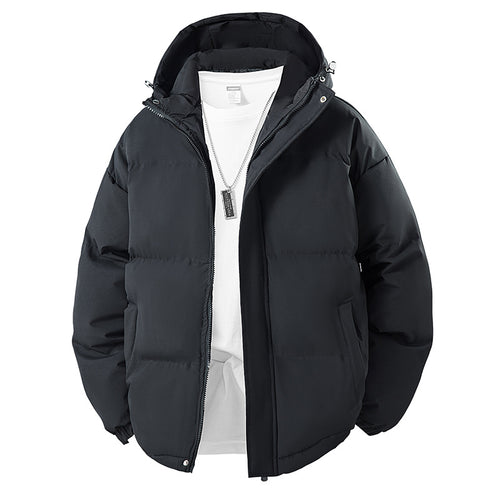 Herren Wattierte Kapuzenjacke mit Thermofutter und gesteppter Isolierung Echo Archiv