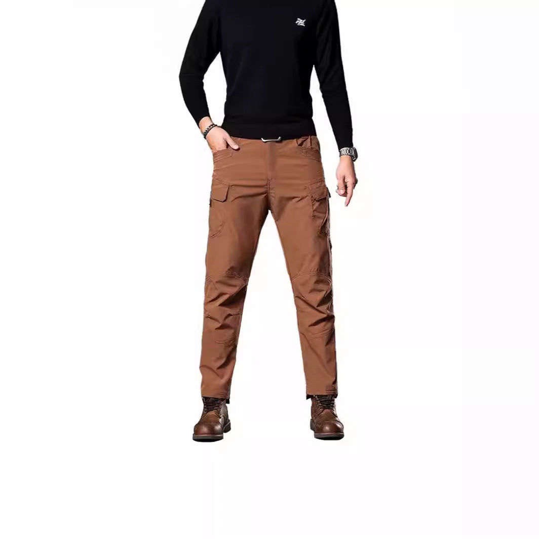 Herren Trekking‑Cargohose mit Knieverstärkung, multifunktionalen Taschen und geradem Schnitt Echo Archiv