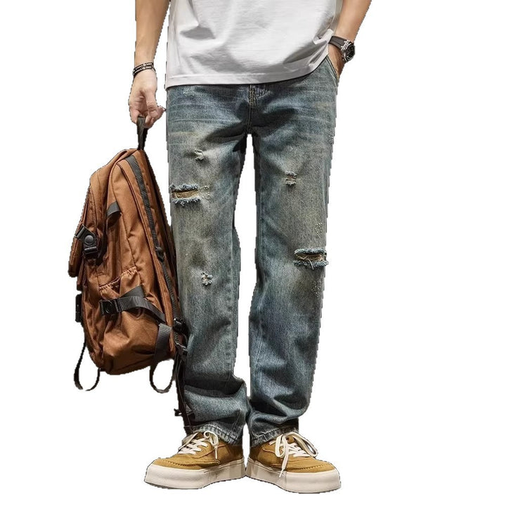 Herren Weitgeschnittene Destroyed Jeans Echo Archiv