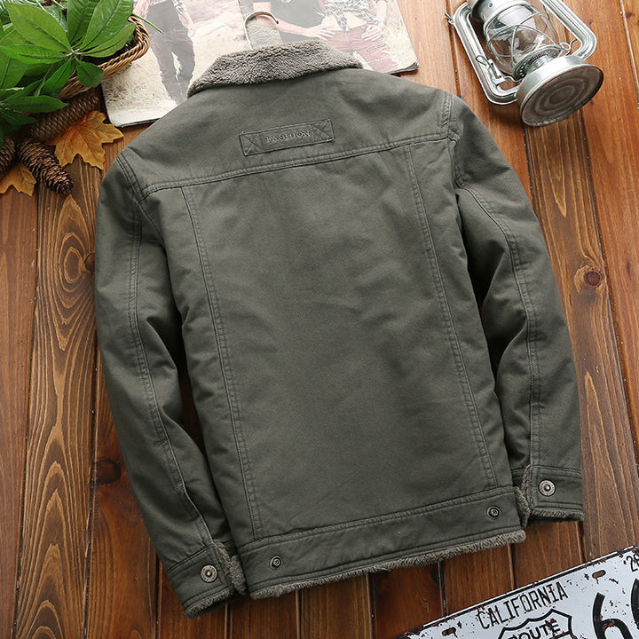 Herren Winterjacke mit Teddyfutter und praktischen Taschen Echo Archiv