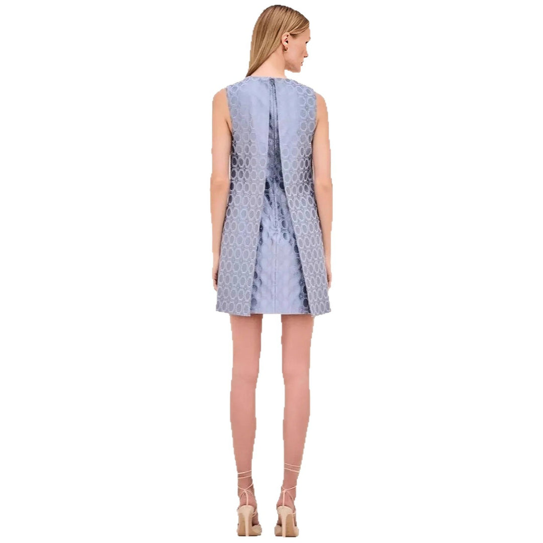 Damen nan Jacquard-Zweiteiler mit ärmelloser Longweste und tailliertem Bustier-Minikleid Echo Archiv