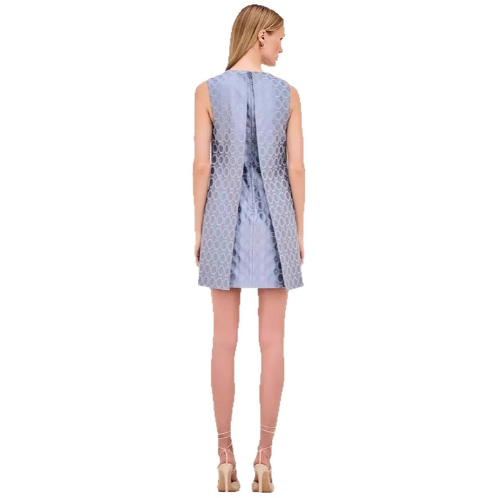 Damen nan Jacquard-Zweiteiler mit ärmelloser Longweste und tailliertem Bustier-Minikleid Echo Archiv
