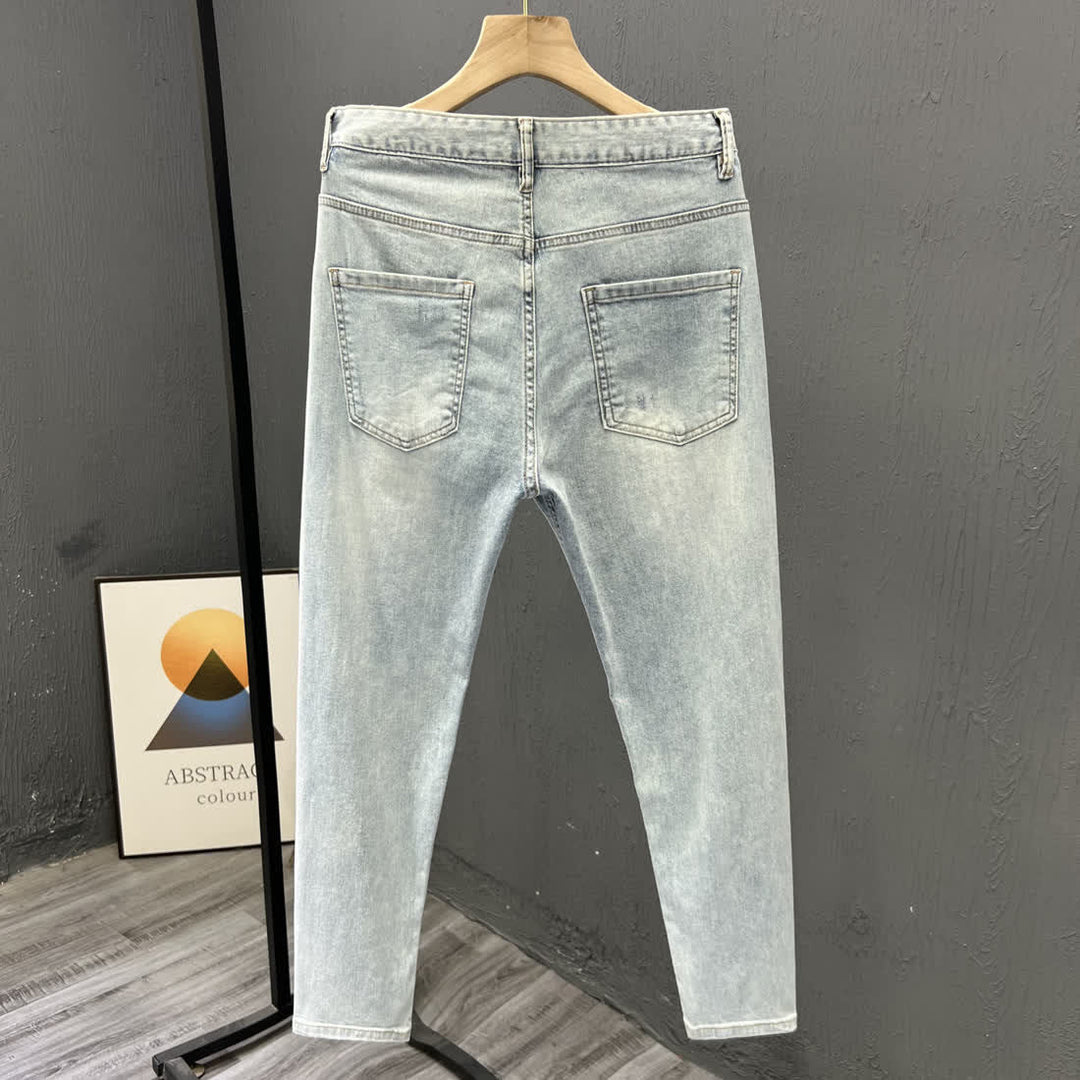 Herren Slim-Fit Jeans mit modischen Details und lässigem Design Echoarchiv