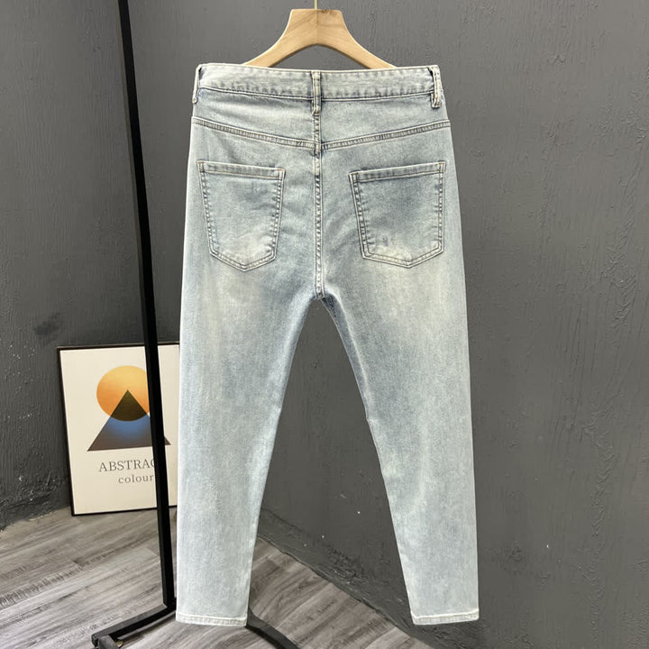 Herren Slim-Fit Jeans mit modischen Details und lässigem Design Echoarchiv