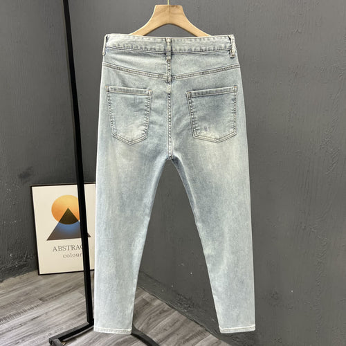 Herren Slim-Fit Jeans mit modischen Details und lässigem Design Echoarchiv