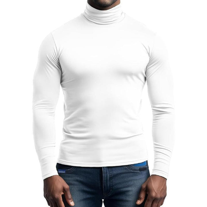 Herren atmungsaktives Rollkragen-T-Shirt aus weichem Jersey Echoarchiv