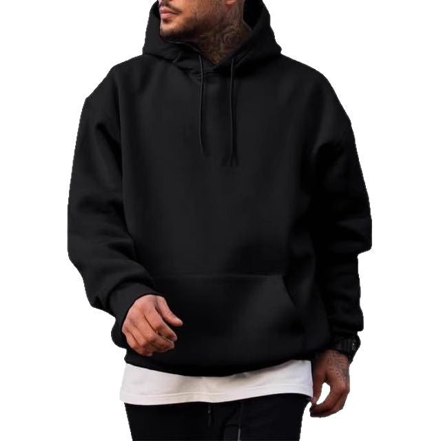 Herren Hoodie mit geräumiger Kapuze und Kängurutasche Echoarchiv