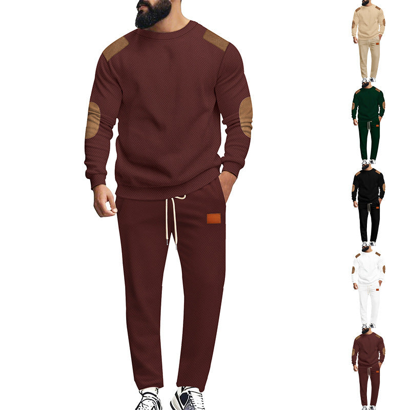 Herren modischer Sweatshirt- und Jogginghosen-Set Echoarchiv