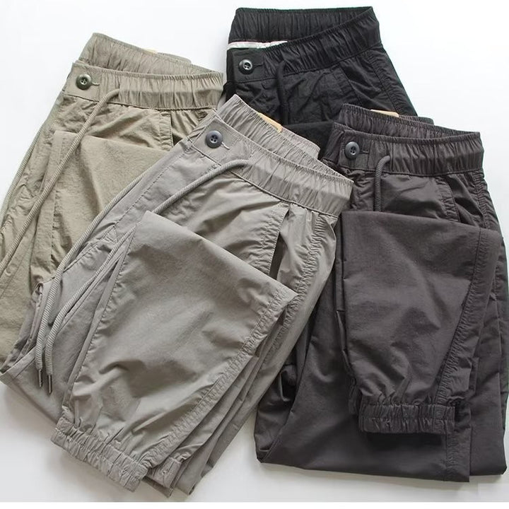Herren Modische Cargohose mit elastischem Bund – Bravaro