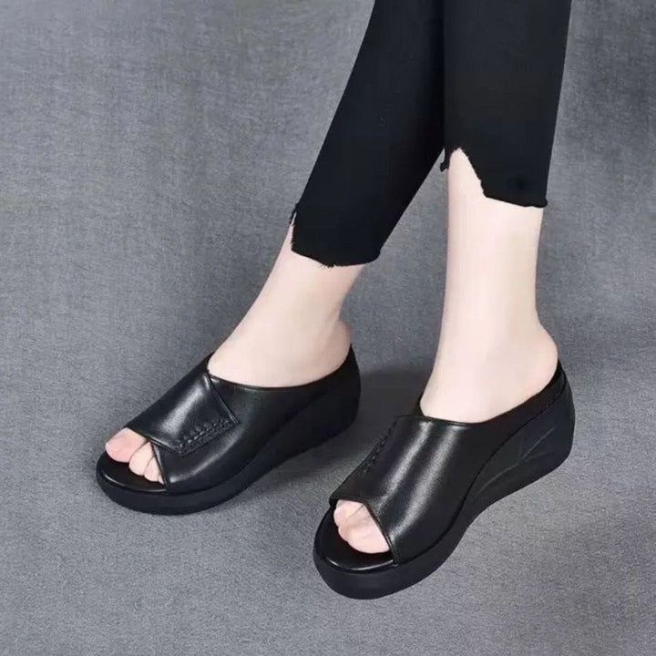 Damen nan orthopädisch inspirierte Schlupf‑Mule mit viskoelastischem Memory‑Fußbett Echo Archiv