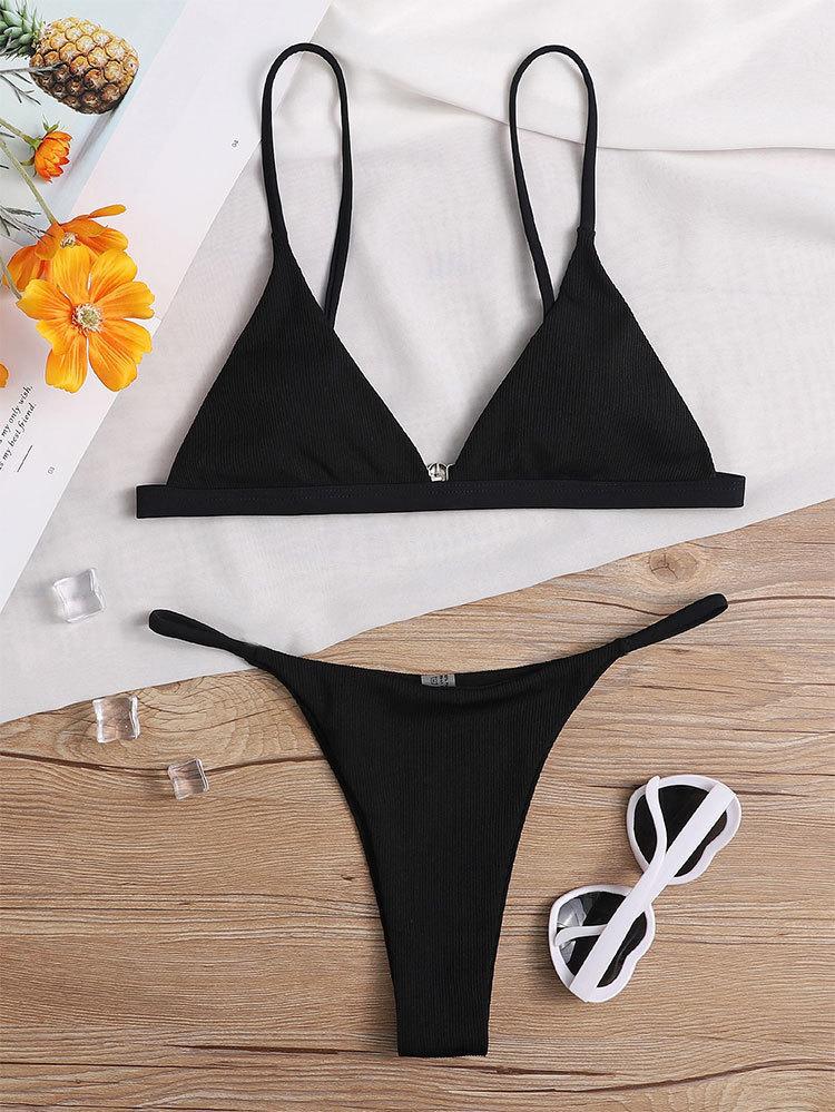 Damen Triangel-Bikini-Oberteil mit verstellbaren Trägern Echo Archiv