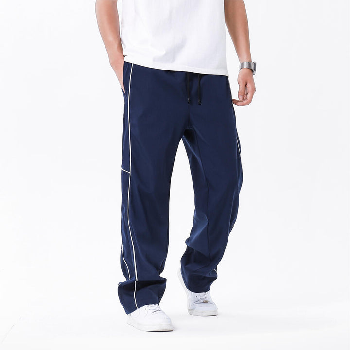 Damen Modische Freizeithose mit kontrastierenden Nähten Echo Archiv