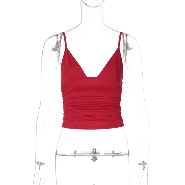 Damen Crop-Top mit asymmetrischem Schnitt und figurbetonter Silhouette Echo Archiv