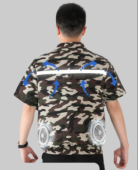 Unisex nan zwölf Volt Lüfter-Doppelset mit Y‑Anschlusskabel für Belüftungsjacke Echo Archiv
