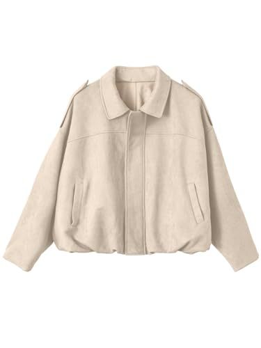 Damen Modische und luftige Oversized Jacke – Célinea
