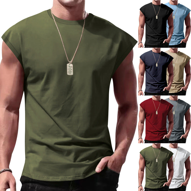 Herren lässiges oversized T-Shirt aus hochwertigem Baumwollmix mit dezentem Rundhalsausschnitt Echoarchiv