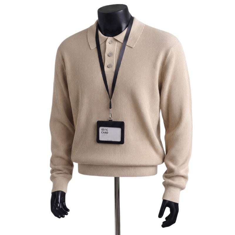 Herren Urban Pullover mit Kragen Echo Archive