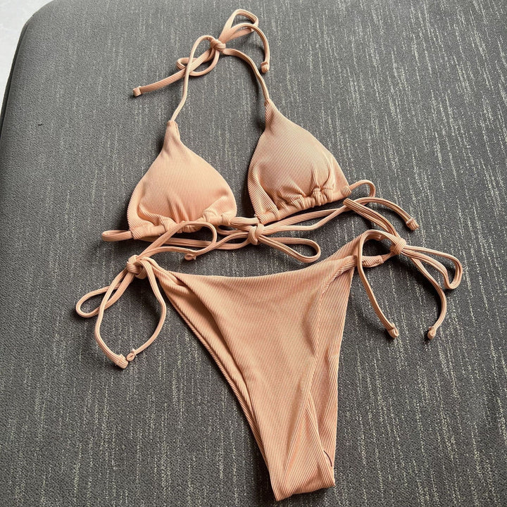 Damen Triangel-Bikini mit elastischen Anpassungsbändern Echo Archiv