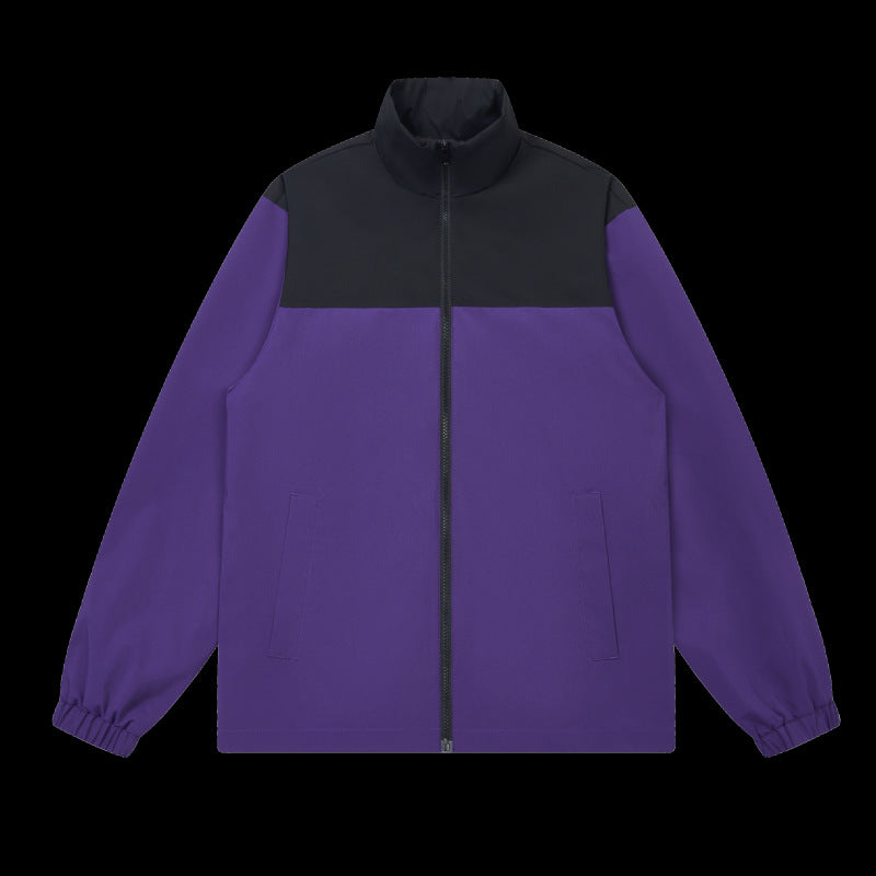 Herren Sportliche Übergangsjacke mit elastischem Bund und hohem Kragen Echoarchiv