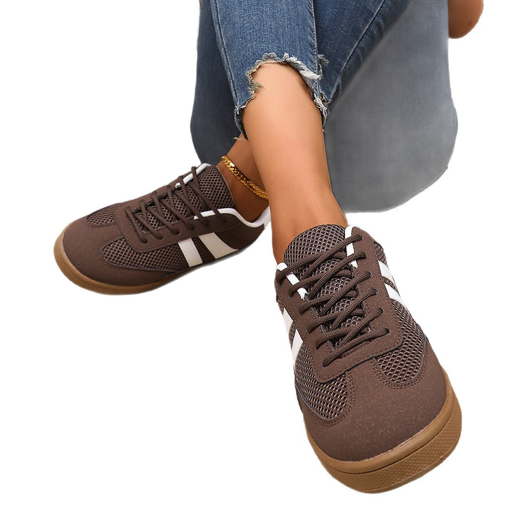 Damen Atmungsaktive Retro-Sneaker aus Mesh mit gepolstertem Einstieg Echo Archiv