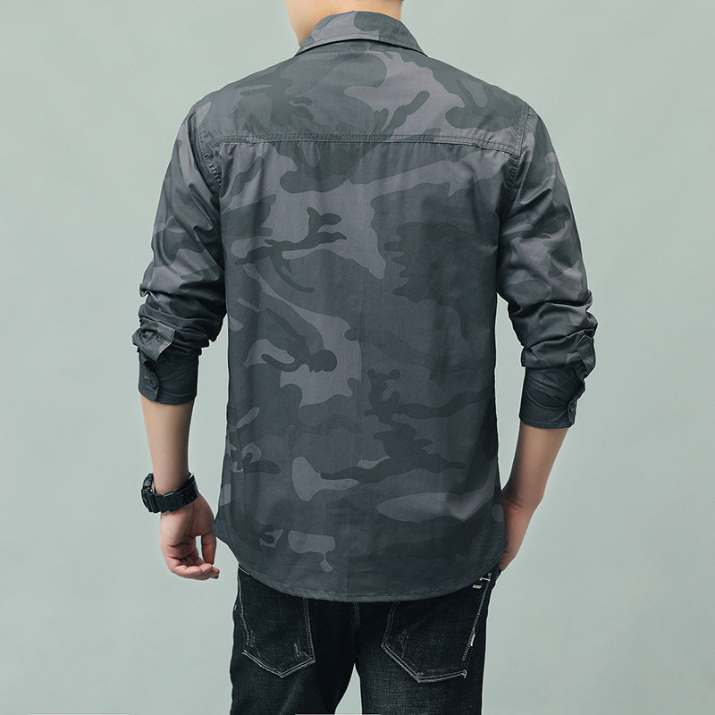 Herren Camouflage-Shirt mit Taschen Echo Archive