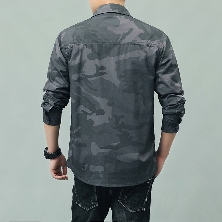 Herren Camouflage-Shirt mit Taschen Echo Archive