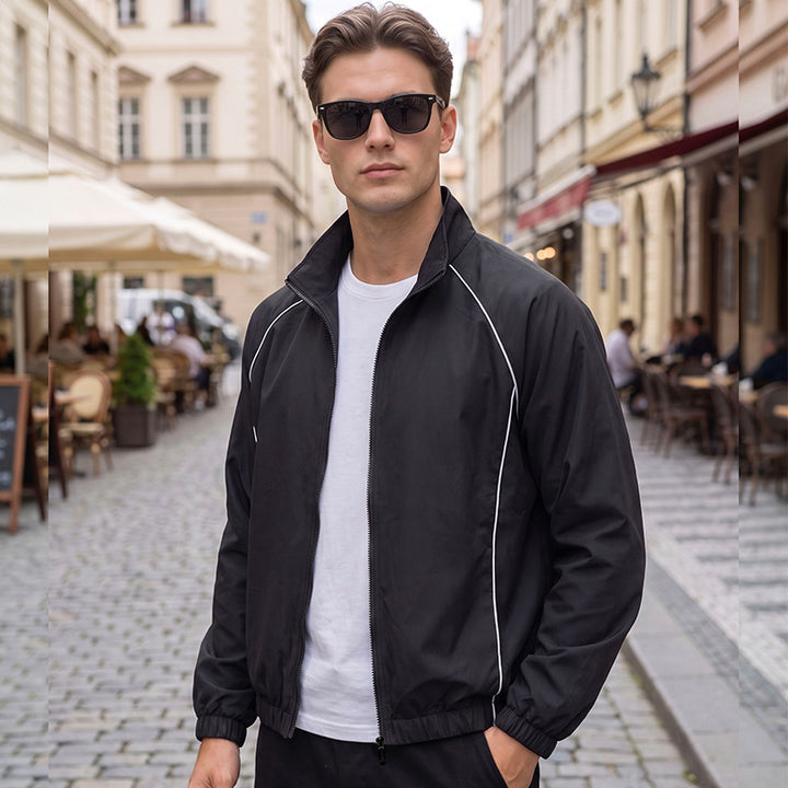 Herren Sportliche Windjacke mit reflektierenden Details Echo Archiv