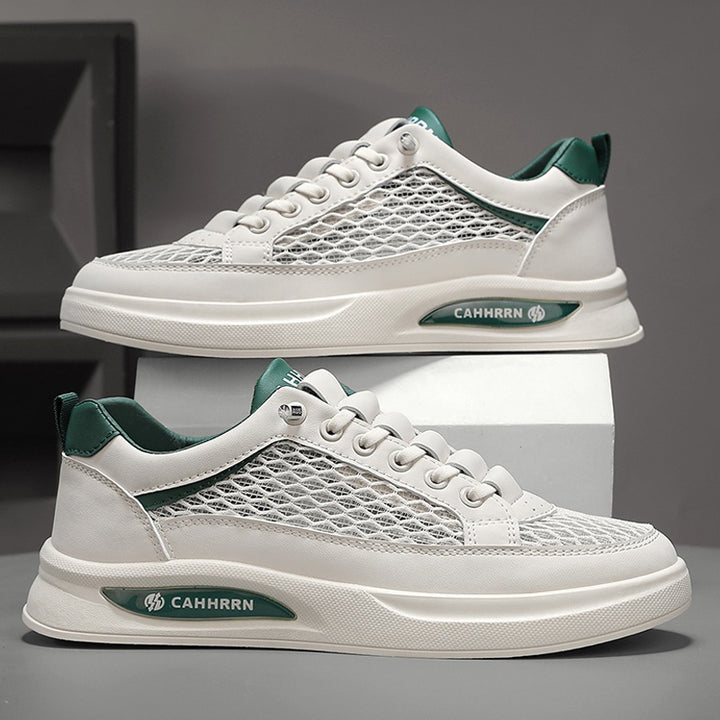 Unisex atmungsaktive Mesh-Plateau-Sneaker mit leichter Dämpfung und gepolstertem Komfortfußbett – Norré